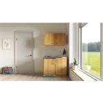 Reduzierte Moderne Flex-Well Singleküchen & Miniküchen aus Buche Energieklasse mit Energieklasse F Breite 100-150cm, Höhe 50-100cm, Tiefe 50-100cm 