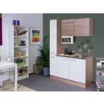 Reduzierte Weiße Flex-Well Singleküchen & Miniküchen lackiert aus Holz Breite über 500cm, Höhe 200-250cm, Tiefe 0-50cm 