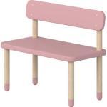FLEXA Dots Sitzbank mit Rückenlehne rosa Sale
