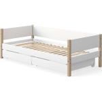 Grüne Nachhaltige Betten mit Bettkasten aus Eiche mit Schublade 90x200 