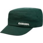Dunkelgrüne Kangol Army-Caps mit Klettverschluss aus Baumwolle für Herren Größe XXL 