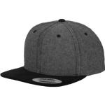 Flexfit Erwachsene Mütze Chambray-suede Snapback, Grey/Black, One size, 6089CH