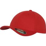 Reduzierte Rote Flexfit Fitted Caps aus Jersey für Herren Größe XL 