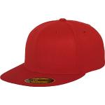 Flexfit Erwachsene Mütze Premium 210 Fitted, rot (red), 6 7/8 - 7 1/4