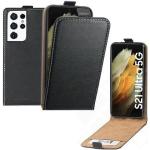 Schwarze Samsung Galaxy S21 Ultra 5G Hüllen Art: Flip Cases 