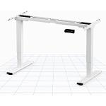 Reduzierte Weiße FlexiSpot Schreibtisch-Gestelle höhenverstellbar Breite 0-50cm, Höhe 0-50cm, Tiefe 0-50cm 
