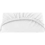 Weiße FLHF Spannbettlaken & Spannbetttücher aus Jersey 200x220 