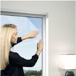 Fliegengitter Windhager Elastic PLUS für Fenster ohne Bohren weiss 130x150 cm