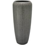 Graue Moderne 34 cm Bodenvasen & Vasen für Pampasgras 75 cm matt 