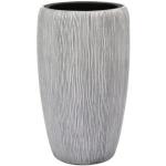 Graue Moderne 51 cm Bodenvasen & Vasen für Pampasgras 51 cm matt 