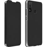 Schwarze Elegante Huawei P Smart Cases 2020 Art: Flip Cases aus Kunstleder 