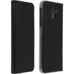 Schwarze Elegante Samsung Galaxy J6 Cases Art: Flip Cases aus Kunstleder 