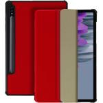 Rote Samsung Galaxy Tab S7plus Hüllen Art: Flip Cases 