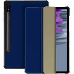 Dunkelblaue Samsung Galaxy Tab S7plus Hüllen Art: Flip Cases 
