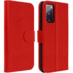 Rote Samsung Galaxy S20 FE Hüllen Art: Flip Cases aus Kunstleder 