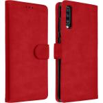 Rote Samsung Galaxy A70 Hüllen Art: Flip Cases aus Kunstleder 
