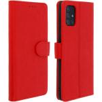 Rote Samsung Galaxy A71 Hüllen Art: Flip Cases aus Kunstleder 