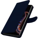 Dunkelblaue Samsung Galaxy Note 9 Hüllen Art: Flip Cases aus Kunstleder 