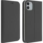 Schwarze iPhone 11 Hüllen Art: Flip Cases aus Leder 