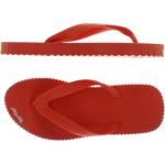 Reduzierte Rote Flip * Flop Zehentrenner für Herren Größe 32 für den für den Sommer 