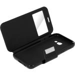 Schwarze Samsung Galaxy A3 Hüllen Art: Flip Cases mit Sichtfenster 
