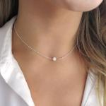 Silberne Perlenanhänger aus Gold 14 Karat mit Echte Perle für Damen 