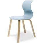Reduzierte Aquablaue Moderne Designer Stühle aus Kunststoff 
