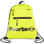 Neongelbe Sporttaschen mit Reißverschluss mit Außentaschen 