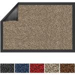 Ockerfarbene Floordirekt Schmutzfangmatten & Fußabtreter matt aus Textil maschinenwaschbar 