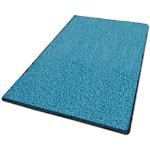 Hellblaue Floordirekt Rechteckige Shaggy Teppiche aus Polypropylen 