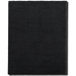 Schwarze Floordirekt Quadratische Shaggy Teppiche aus Textil 