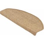 Floordirekt Bio Halbrunde Stufenmatten & Stufenteppiche aus Sisal schmutzabweisend 