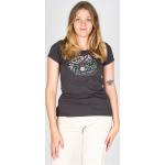 Dunkelgraue RAGWEAR Bio Nachhaltige T-Shirts für Damen Größe S 