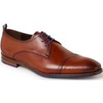 Braune Business Floris van Bommel Derby Schuhe mit Schnürsenkel aus Leder für Herren Größe 45,5 
