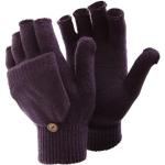 Braune Floso Fingerlose Handschuhe & Halbfinger-Handschuhe aus Acryl für Damen Einheitsgröße für den für den Winter 