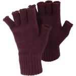 Schwarze Floso Fingerlose Handschuhe & Halbfinger-Handschuhe aus Acryl für Damen Einheitsgröße für den für den Winter 