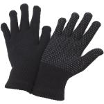 Floso® Handschuhe mit gummierten Handflächen, Magic Gloves (Einheitsgröße) (Schwarz)