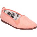 Rote Flossy Slip-on Sneaker mit Glitzer ohne Verschluss in Schmalweite aus Textil für Damen Größe 39,5 