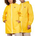 Gelbe Streetwear Wasserdichte Mini Regenjacken für Herren Größe M für den für den Herbst 