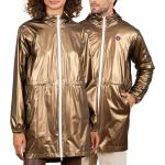 Goldene Streetwear Wasserdichte Mini Regenjacken für Herren Größe S für den für den Herbst 