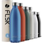 FLSK Edelstahl Next Gen ReNature Trinkflasche (500 ml, 750 ml, 1000 ml) - widerstandsfähig, kohlensäurefest & spülmaschinengeeignet, inkl. baumfreier Verpackung
