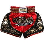 FLUORY Muay Thai Short Hohe Qualität MMA Boxing Shorts Thaiboxhose Kickboxhose Hose Sporthose für Herren Damen Kampfsport Grappling Wettkampf und Training.