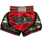 FLUORY Muay Thai Short Qualität MMA Boxing Shorts Thaiboxhose Kickboxhose Hose Sporthose für Herren Damen Kampfsport Grappling Wettkampf und Training.