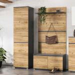 Braune Moderne Möbel Exclusive Garderoben Sets & Kompaktgarderoben Breite 100-150cm, Höhe 200-250cm, Tiefe 0-50cm 3-teilig 
