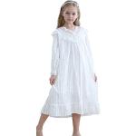 Reduzierte Weiße Elegante Kindernachthemden & Kindernachtkleider für Mädchen 