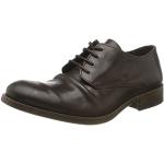 Braune Business Fly London Derby Schuhe mit Schnürsenkel aus Leder wasserdicht für Herren Größe 43 