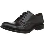 Schwarze Business Fly London Derby Schuhe mit Schnürsenkel für Herren Größe 42 
