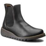 Schwarze Fly London Ankle Boots & Klassische Stiefeletten Größe 36 