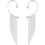 Weiße Quasten-Ohrringe aus Kristall für Damen zum Muttertag 