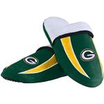 FOCO Herren NFL Slide Green Bay Packers Sherpa-Hausschuhe Logo, Team-Farbe